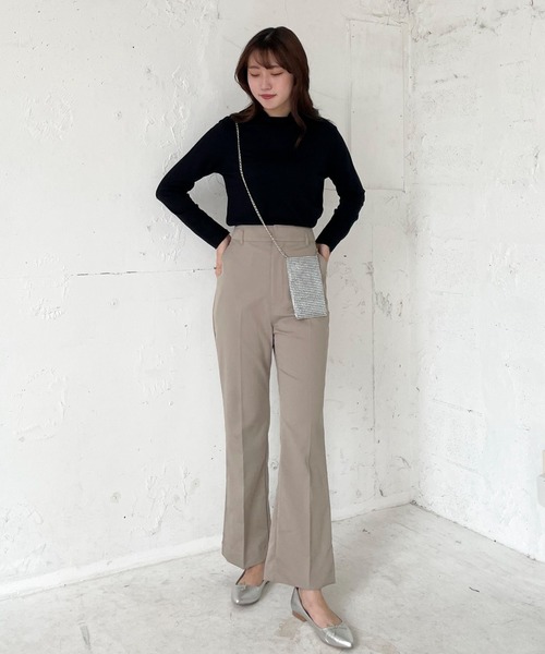 EPIMI E'PIMMY（エピミエピミー）の「アソートセミフレアスラックスパンツ（その他パンツ・レディース・ラベンダー/ブラウン/ベージュ/ブラック・MEDIUM）」の13枚目の写真