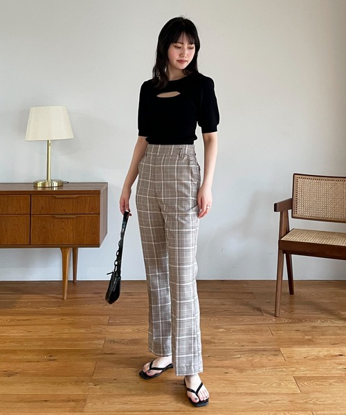 EPIMI E'PIMMY（エピミエピミー）の「アソートセミフレアスラックスパンツ（その他パンツ・レディース・ラベンダー/ブラウン/ベージュ/ブラック・MEDIUM）」の16枚目の写真