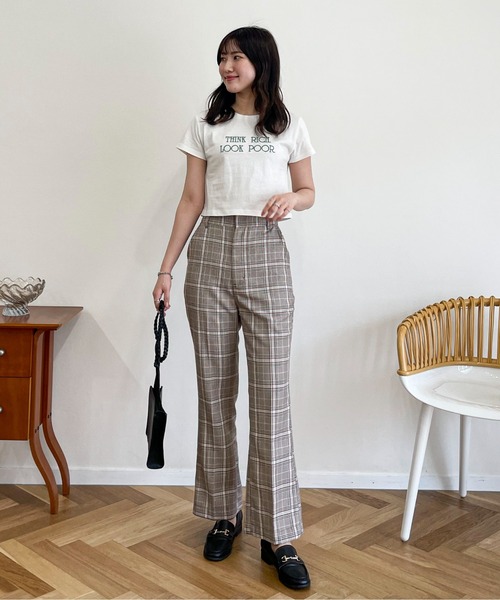 EPIMI E'PIMMY（エピミエピミー）の「アソートセミフレアスラックスパンツ（その他パンツ・レディース・ラベンダー/ブラウン/ベージュ/ブラック・MEDIUM）」の22枚目の写真