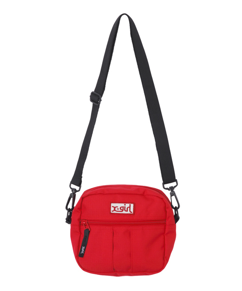 X-girl（エックスガール）の「OUTDOOR SHOULDER BAG（ショルダーバッグ・レディース・カモフラージュ/ブラック/ベージュ/レッド/ブルー・ONE SIZE）」の4枚目の写真