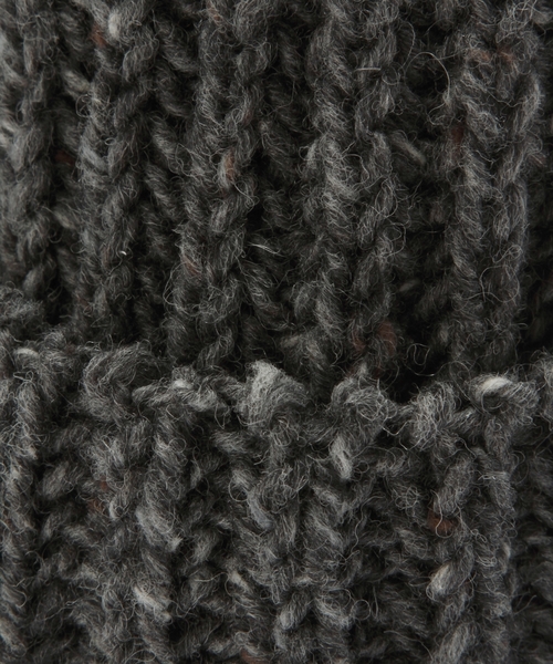 BEAUTY&YOUTH UNITED ARROWS(ビューティーアンドユースユナイテッドアローズ)の「<HIGLAND 2000> NEP KNITCAP/ニット帽(ニットキャップ/ビーニー・メンズ・ブラック/ダークグレー/ダークブラウン/ネイビー・ONESIZE)」の6枚目の写真