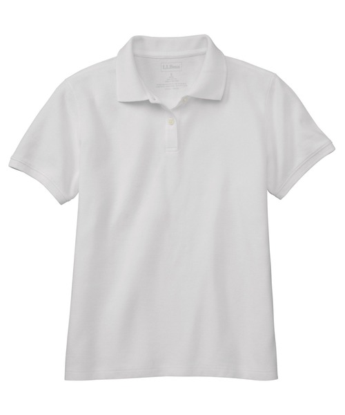 L.L.Bean(エルエルビーン)の「プレミアム・ダブル・エル・ポロシャツ、リラックス・フィット 半袖 米国フィット・レギュラー(ポロシャツ・レディース・ホワイト/ネイビー/ピンク/ブルー/ミント/ライトブルー/グリーン/グリーン系/ブラック・SMALL/MEDIUM/LARGE/X-SMALL/X-LARGE)」の10枚目の写真