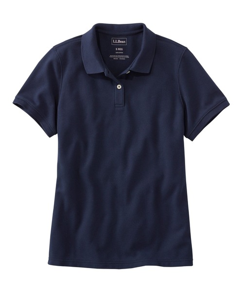 L.L.Bean(エルエルビーン)の「プレミアム・ダブル・エル・ポロシャツ、リラックス・フィット 半袖 米国フィット・レギュラー(ポロシャツ・レディース・ホワイト/ネイビー/ピンク/ブルー/ミント/ライトブルー/グリーン/グリーン系/ブラック・SMALL/MEDIUM/LARGE/X-SMALL/X-LARGE)」の13枚目の写真