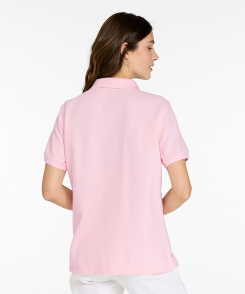 L.L.Bean(エルエルビーン)の「プレミアム・ダブル・エル・ポロシャツ、リラックス・フィット 半袖 米国フィット・レギュラー(ポロシャツ・レディース・ホワイト/ネイビー/ピンク/ブルー/ミント/ライトブルー/グリーン/グリーン系/ブラック・SMALL/MEDIUM/LARGE/X-SMALL/X-LARGE)」の20枚目の写真