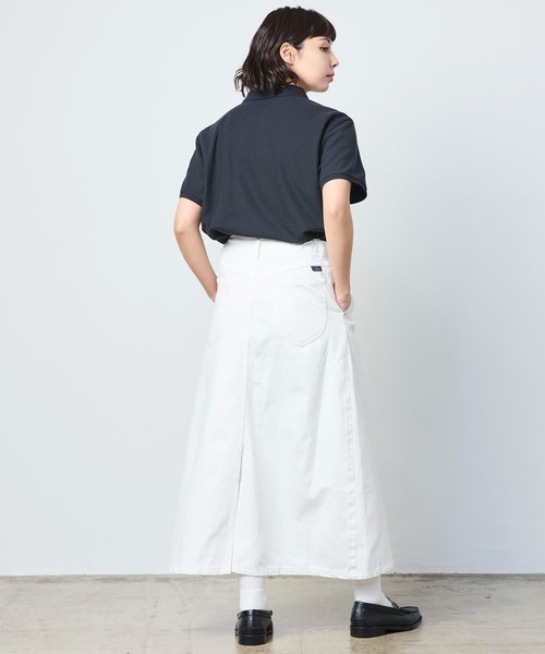 L.L.Bean(エルエルビーン)の「プレミアム・ダブル・エル・ポロシャツ、リラックス・フィット 半袖 米国フィット・レギュラー(ポロシャツ・レディース・ホワイト/ネイビー/ピンク/ブルー/ミント/ライトブルー/グリーン/グリーン系/ブラック・SMALL/MEDIUM/LARGE/X-SMALL/X-LARGE)」の22枚目の写真