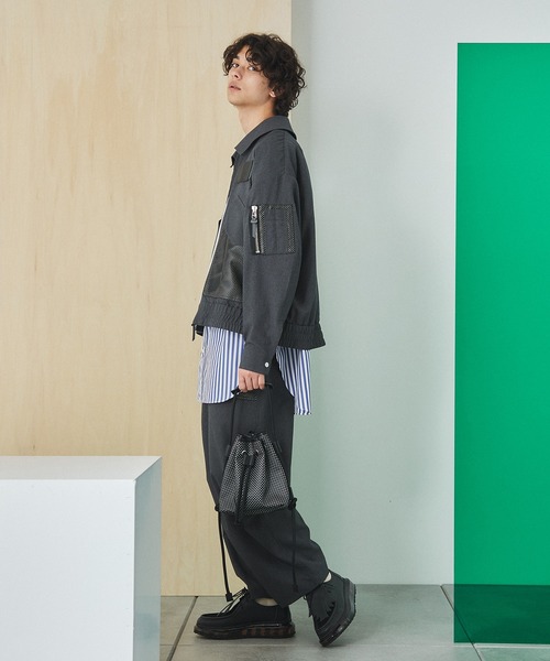 UNITED TOKYO(ユナイテッドトウキョウ)の「2wayパンチングポーチ(ハンドバッグ・メンズ・ブラック・FREE)」の6枚目の写真