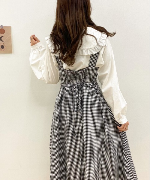 セール】ギンガムジャンスカ【ZOZOTOWN限定アイテム】（ワンピース
