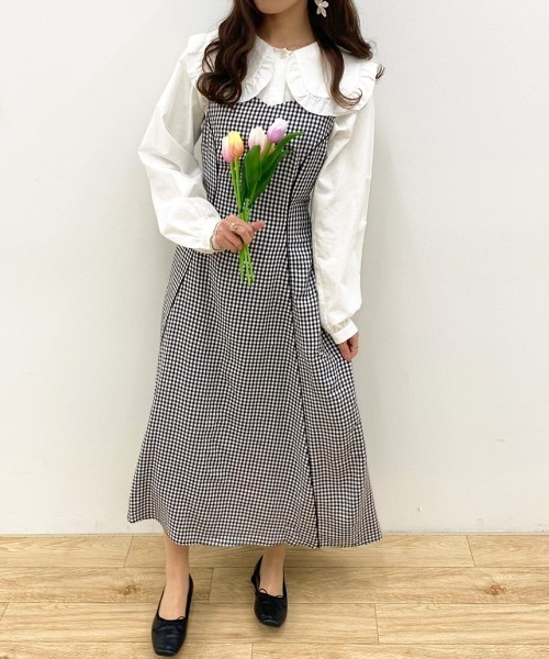 セール】ギンガムジャンスカ【ZOZOTOWN限定アイテム】（ワンピース