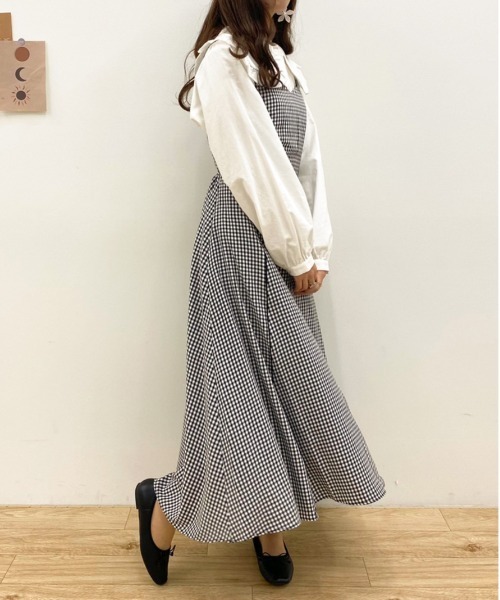 セール】ギンガムジャンスカ【ZOZOTOWN限定アイテム】（ワンピース