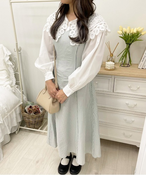 セール】ギンガムジャンスカ【ZOZOTOWN限定アイテム】（ワンピース