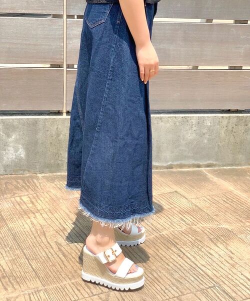 ESPERANZA(エスペランサ)の「◆【残りわずか】バックルバンドジュートウエッジサンダル(サンダル・レディース・ブラック/ホワイト系その他7/アイボリー/ネイビー系6・S/LL/M/L)」の9枚目の写真
