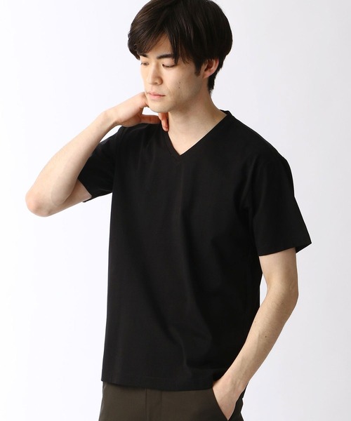 NICOLE CLUB FOR MEN（ニコルクラブフォーメン）の「ダブルシルケットロゴプリントTシャツ（Tシャツ/カットソー・メンズ・ホワイト/その他1/ブラック/その他4/その他3/その他2・X-LARGE/MEDIUM/LARGE/XX-LARGE）」の12枚目の写真