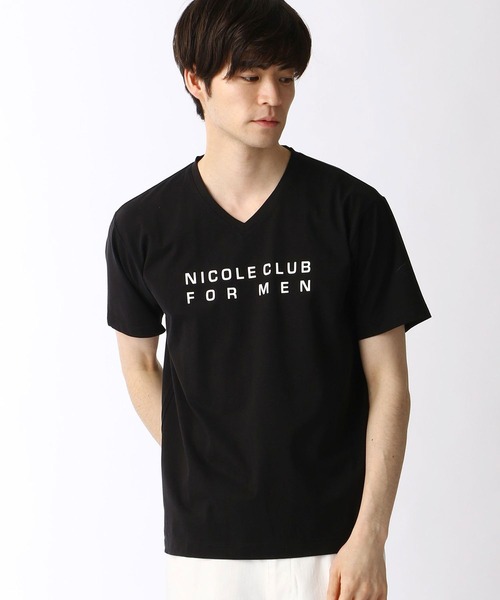NICOLE CLUB FOR MEN（ニコルクラブフォーメン）の「ダブルシルケットロゴプリントTシャツ（Tシャツ/カットソー・メンズ・ホワイト/その他1/ブラック/その他4/その他3/その他2・X-LARGE/MEDIUM/LARGE/XX-LARGE）」の18枚目の写真