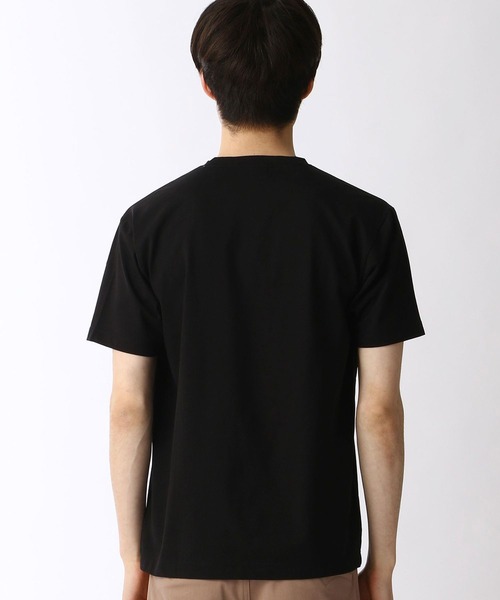 NICOLE CLUB FOR MEN（ニコルクラブフォーメン）の「ダブルシルケットロゴプリントTシャツ（Tシャツ/カットソー・メンズ・ホワイト/その他1/ブラック/その他4/その他3/その他2・X-LARGE/MEDIUM/LARGE/XX-LARGE）」の7枚目の写真