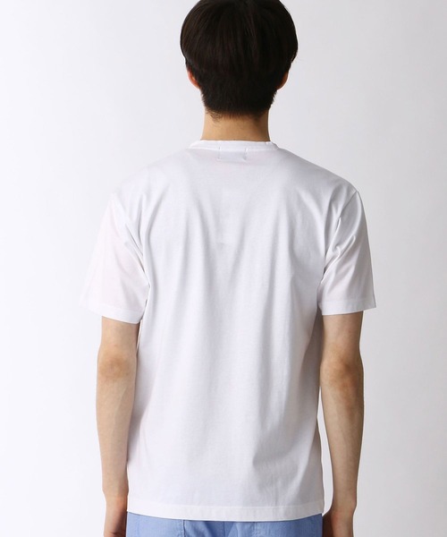 NICOLE CLUB FOR MEN（ニコルクラブフォーメン）の「ダブルシルケットロゴプリントTシャツ（Tシャツ/カットソー・メンズ・ホワイト/その他1/ブラック/その他4/その他3/その他2・X-LARGE/MEDIUM/LARGE/XX-LARGE）」の10枚目の写真