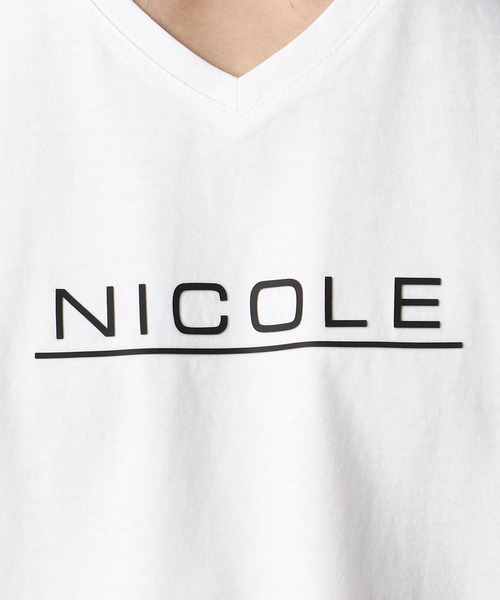 NICOLE CLUB FOR MEN（ニコルクラブフォーメン）の「ダブルシルケットロゴプリントTシャツ（Tシャツ/カットソー・メンズ・ホワイト/その他1/ブラック/その他4/その他3/その他2・X-LARGE/MEDIUM/LARGE/XX-LARGE）」の21枚目の写真