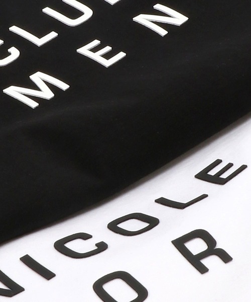 NICOLE CLUB FOR MEN（ニコルクラブフォーメン）の「ダブルシルケットロゴプリントTシャツ（Tシャツ/カットソー・メンズ・ホワイト/その他1/ブラック/その他4/その他3/その他2・X-LARGE/MEDIUM/LARGE/XX-LARGE）」の11枚目の写真