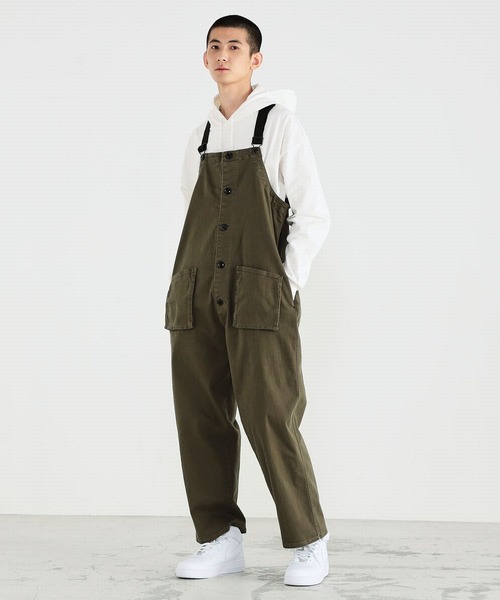 EDWIN（エドウィン）の「【直営店限定】オーバーオール（デックパンツ）（サロペット/オーバーオール・メンズ・ブラック/カーキ/インディゴブルー・LARGE/MEDIUM/X-LARGE/SMALL）」の3枚目の写真