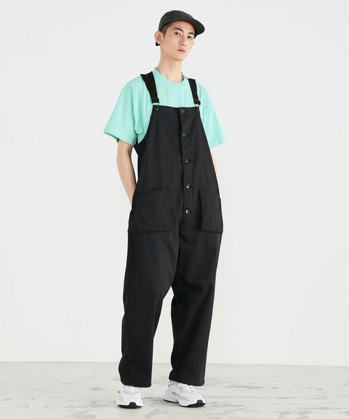 EDWIN（エドウィン）の「【直営店限定】オーバーオール（デックパンツ）（サロペット/オーバーオール・メンズ・ブラック/カーキ/インディゴブルー・LARGE/MEDIUM/X-LARGE/SMALL）」の4枚目の写真