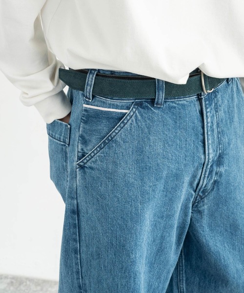 Audience（オーディエンス）の「日本製 赤耳インディゴブルー/ブラックデニムユーティリティパンツ AUD3497/AUD3507（デニムパンツ・メンズ・ライトインディゴブルー/チャコール・S/XL/M/L）」の9枚目の写真