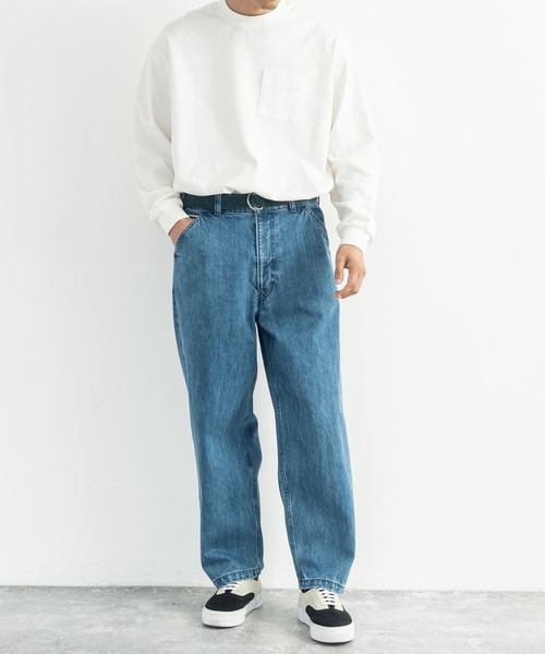 Audience（オーディエンス）の「日本製 赤耳インディゴブルー/ブラックデニムユーティリティパンツ AUD3497/AUD3507（デニムパンツ・メンズ・ライトインディゴブルー/チャコール・S/XL/M/L）」の18枚目の写真