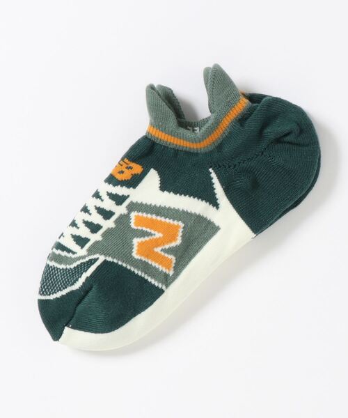 NEW BALANCE（ニューバランス）の「ニューバランス アンクル丈 ソックス NB（ソックス/靴下・レディース・ホワイト/ブラック/ブラウン/グレー/レッド/カーキ/ブルー/ライトブラウン/マスタード/ライトピンク/ワイン/ダークグリーン/ベージュ/グリーン/ミント/オレンジ/ライトグリーン/ダークブルー/ダークグレー/ピンク/ネイビー/イエロー/グリーン系その他/パープル/ピンク系その他/オレンジ系その他/イエロー系その他/ライトブルー/ホワイト系その他/グリーン系その他2/ピンク系その他2・S/M/SS）」の10枚目の写真