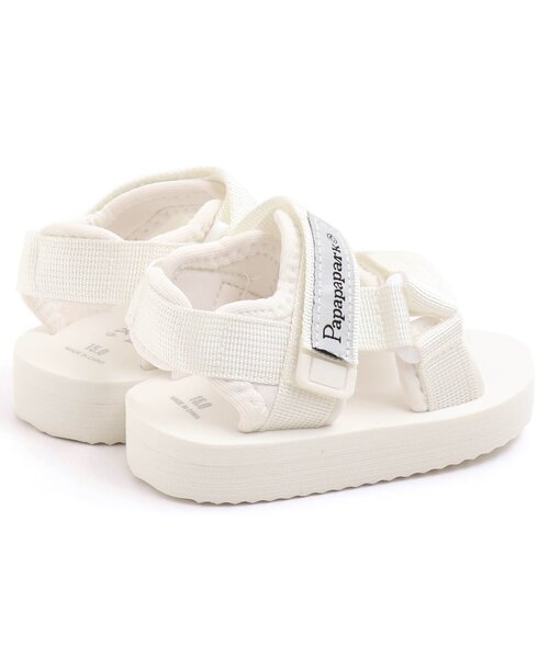 PAPAPAPARK（パパパパーク）の「テープサンダル（サンダル・キッズ・ブラック/ホワイト/ベージュ・23/18/19/16/17/15 /21/20/22）」の6枚目の写真