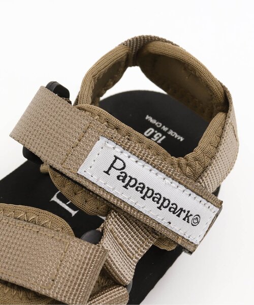 PAPAPAPARK（パパパパーク）の「テープサンダル（サンダル・キッズ・ブラック/ホワイト/ベージュ・23/18/19/16/17/15 /21/20/22）」の7枚目の写真