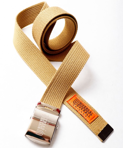 UNIVERSAL OVERALL（ユニバーサルオーバーオール）の「UNIVERSAL OVERALL  GIベルト（ベルト・メンズ・ベージュ/ネイビー/グレー/レッド/ピンク/イエロー/ブルー/グリーン/キャメル/ブラック・FREE）」の8枚目の写真