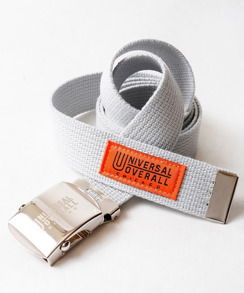 UNIVERSAL OVERALL（ユニバーサルオーバーオール）の「UNIVERSAL OVERALL  GIベルト（ベルト・メンズ・ベージュ/ネイビー/グレー/レッド/ピンク/イエロー/ブルー/グリーン/キャメル/ブラック・FREE）」の3枚目の写真