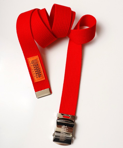 UNIVERSAL OVERALL（ユニバーサルオーバーオール）の「UNIVERSAL OVERALL  GIベルト（ベルト・メンズ・ベージュ/ネイビー/グレー/レッド/ピンク/イエロー/ブルー/グリーン/キャメル/ブラック・FREE）」の10枚目の写真