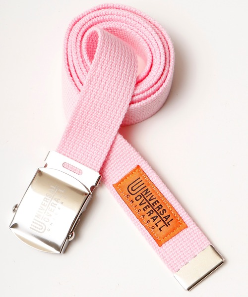 UNIVERSAL OVERALL（ユニバーサルオーバーオール）の「UNIVERSAL OVERALL  GIベルト（ベルト・メンズ・ベージュ/ネイビー/グレー/レッド/ピンク/イエロー/ブルー/グリーン/キャメル/ブラック・FREE）」の9枚目の写真