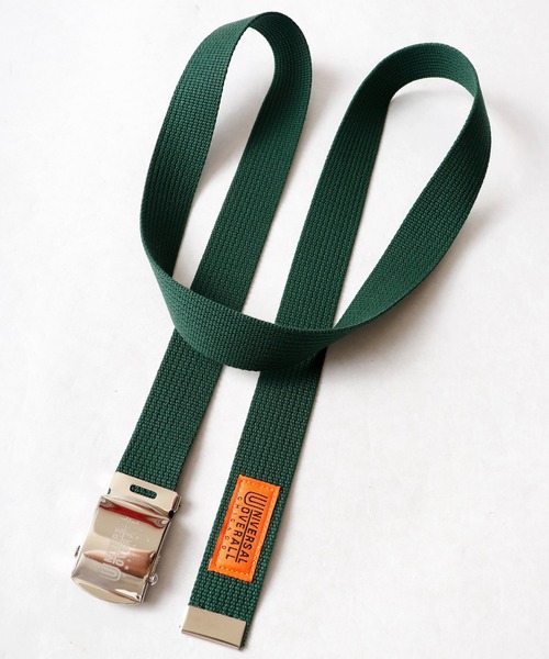 UNIVERSAL OVERALL（ユニバーサルオーバーオール）の「UNIVERSAL OVERALL  GIベルト（ベルト・メンズ・ベージュ/ネイビー/グレー/レッド/ピンク/イエロー/ブルー/グリーン/キャメル/ブラック・FREE）」の5枚目の写真