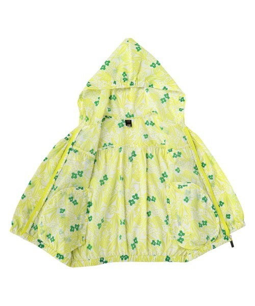 moimoln（モイモルン）の「マリーウィンドブレーカー（ナイロンジャケット・キッズ・ライム・100cm/110cm/120cm/130cm）」の5枚目の写真