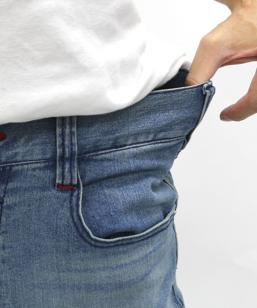 BLUE MONSTER CLOTHING(ブルーモンスタークロージング)の「BLUE MONSTER CLOTHING/ブルーモンスタークロージング Stretch Denim Cargo/Work(デニムパンツ・メンズ・ネイビー/サックスブルー/ロイヤルブルー/チャコール・M/L/XL/3L/S)」の12枚目の写真