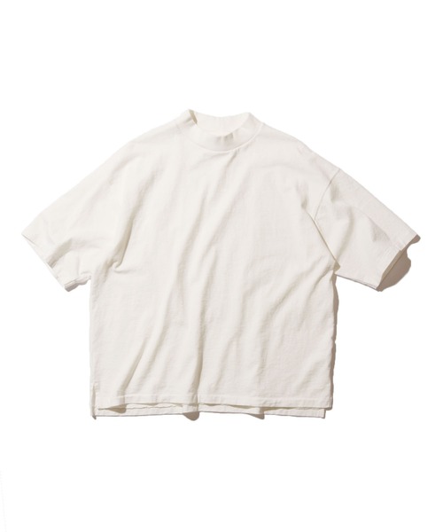 Velva Sheen（ベルバシーン）の「Velva Sheen/ベルバシーン MOCKNECK TEE モックネック半袖Tシャツ/Tシャツ/無地（Tシャツ/カットソー・メンズ・ホワイト/ブラック/パープル/ミント/グレイッシュベージュ・M/L）」の17枚目の写真