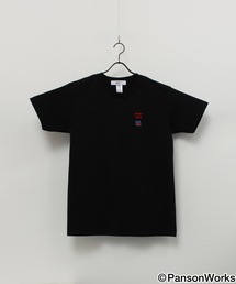 【PansonWorks/パンソンワークス】コラボアイテム  ワンポイント　オリジナル刺繍　Tシャツ