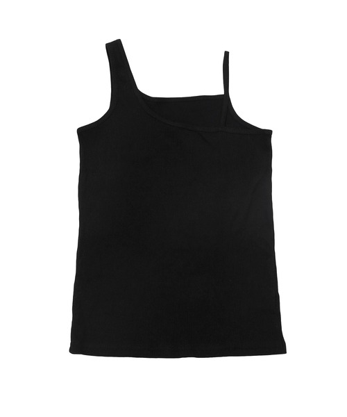 Figments（フィグメンツ）の「アシンメトリーキャミソール（キャミソール・レディース・ホワイト/ブラック・FREE）」の5枚目の写真