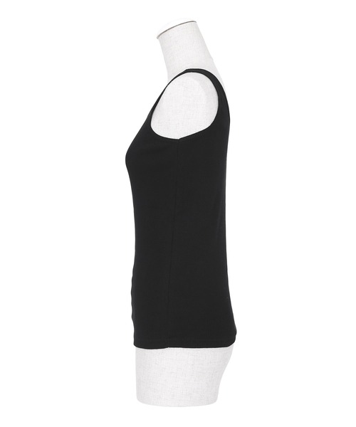 Figments（フィグメンツ）の「アシンメトリーキャミソール（キャミソール・レディース・ホワイト/ブラック・FREE）」の9枚目の写真