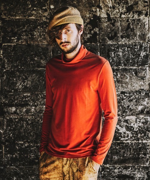 NO ID.（ノーアイディ）の「mko9850-ホールリブウールベレー（ハンチング/ベレー帽・メンズ・ワイン/グレー/ベージュ/ブラック・ONE SIZE）」の8枚目の写真