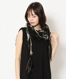 KMRii（ケムリ）の「【別注】KMRii/ケムリ/TIE DYE SQUARE STOLE/RFL