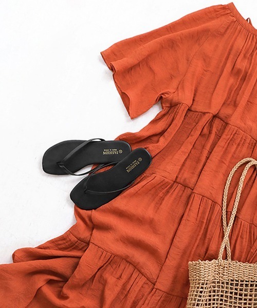 Bou Jeloud(ブージュルード)の「エコレザービーチサンダル(サンダル・レディース・ブラック/シルバー/アイボリー・FREE)」の13枚目の写真