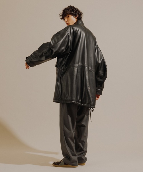 ADAM ET ROPE'（アダムエロペ）の「シープレザー ビッグシルエット