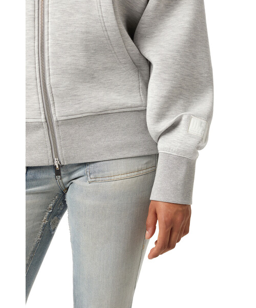 DIESEL（ディーゼル）の「レディース ジップパーカー ディーゼル ロゴラベル（パーカー・レディース・ブラック/グレー・SMALL/MEDIUM/LARGE/X-SMALL）」の10枚目の写真