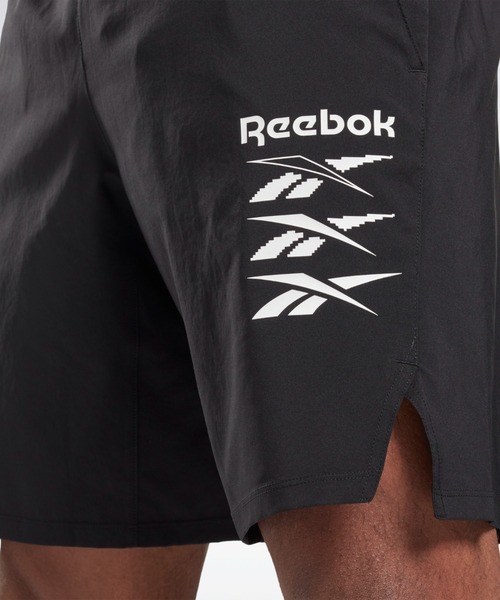 Reebok（リーボック）の「エピック ライトウェイト グラフィックショーツ / Epic Lightweight Graphic Shorts（その他パンツ・メンズ・ブラック/レモンイエロー・SMALL/MEDIUM/LARGE/X-LARGE/XX-LARGE/X-SMALL/XXX-LARGE）」の5枚目の写真