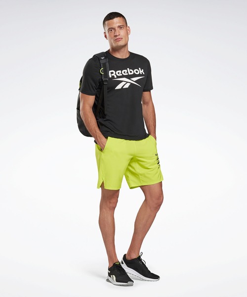 Reebok（リーボック）の「エピック ライトウェイト グラフィックショーツ / Epic Lightweight Graphic Shorts（その他パンツ・メンズ・ブラック/レモンイエロー・SMALL/MEDIUM/LARGE/X-LARGE/XX-LARGE/X-SMALL/XXX-LARGE）」の14枚目の写真