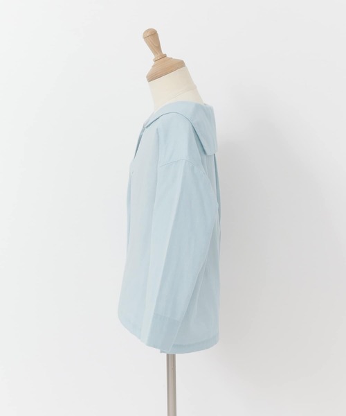 URBAN RESEARCH DOORS（アーバンリサーチドアーズ）の「マリンカラープルオーバーシャツ(KIDS)（シャツ/ブラウス・キッズ・ライトブルー/グレー・120/105/135）」の11枚目の写真