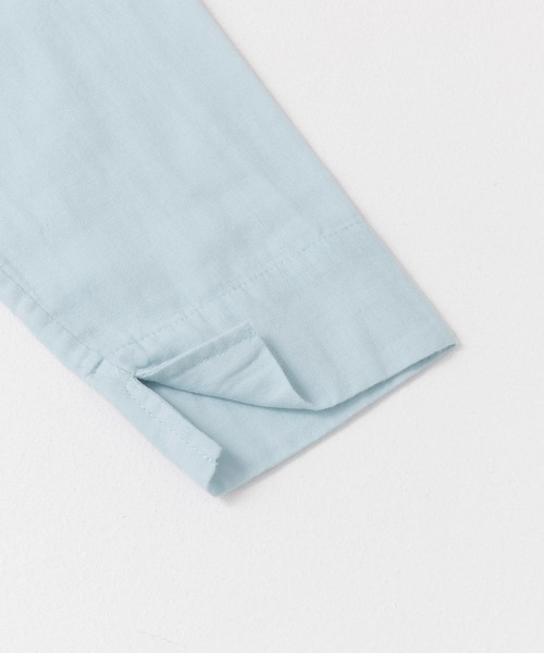 URBAN RESEARCH DOORS（アーバンリサーチドアーズ）の「マリンカラープルオーバーシャツ(KIDS)（シャツ/ブラウス・キッズ・ライトブルー/グレー・120/105/135）」の6枚目の写真