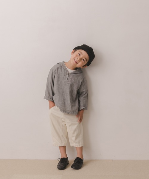 URBAN RESEARCH DOORS（アーバンリサーチドアーズ）の「マリンカラープルオーバーシャツ(KIDS)（シャツ/ブラウス・キッズ・ライトブルー/グレー・120/105/135）」の19枚目の写真