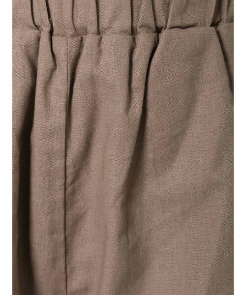 EVRIS（エヴリス）の「リネンブレンドハーフパンツ（その他パンツ・レディース・ブラウン/アイボリー・FREE）」の20枚目の写真